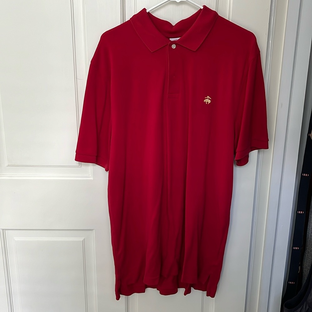 Brooks Brothers Original Fit Supima Cotton Polo Extra Large Red